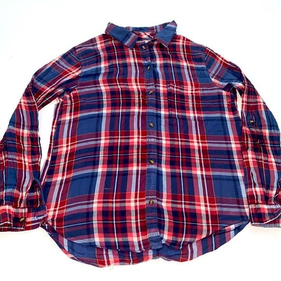 American Eagle plaid button down shirt - Picture 1 of 9